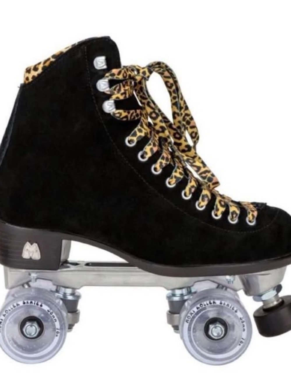 Moxi Panther Black Suede Roller Skates 🖤🐆